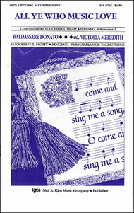 All Ye Who Music Love SATB choral sheet music cover Thumbnail